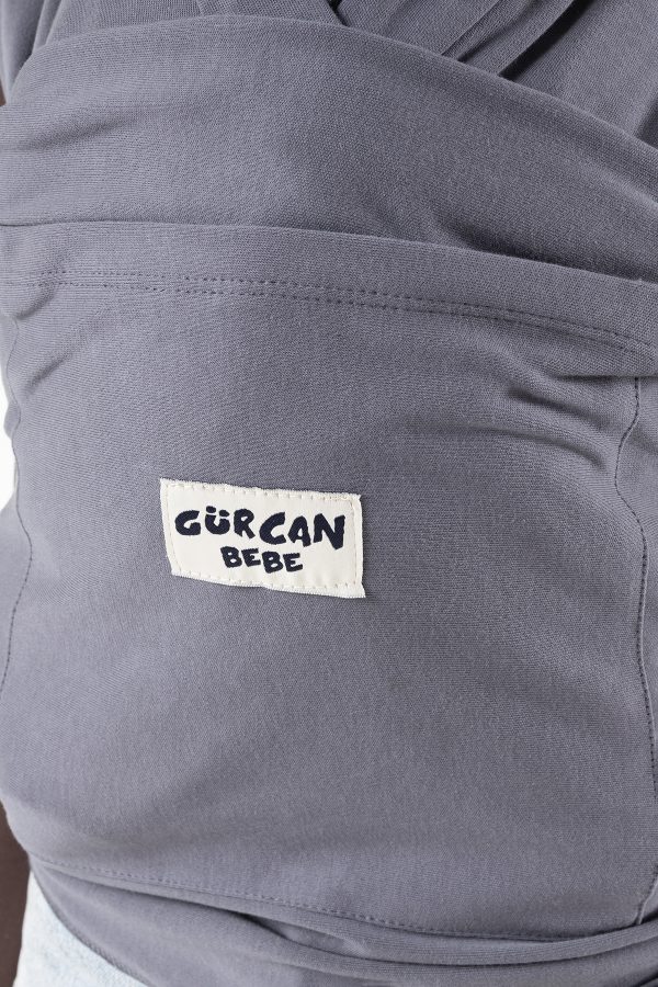 Gürcan Bebe Sling Anakucağı Cepli Bebek Taşıma Şalı - Şapka ve Torba - Görsel 5