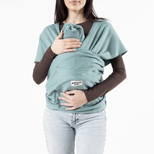 Gürcan Bebe Sling Anakucağı Cepli Bebek Taşıma Şalı – Şapka ve Torba