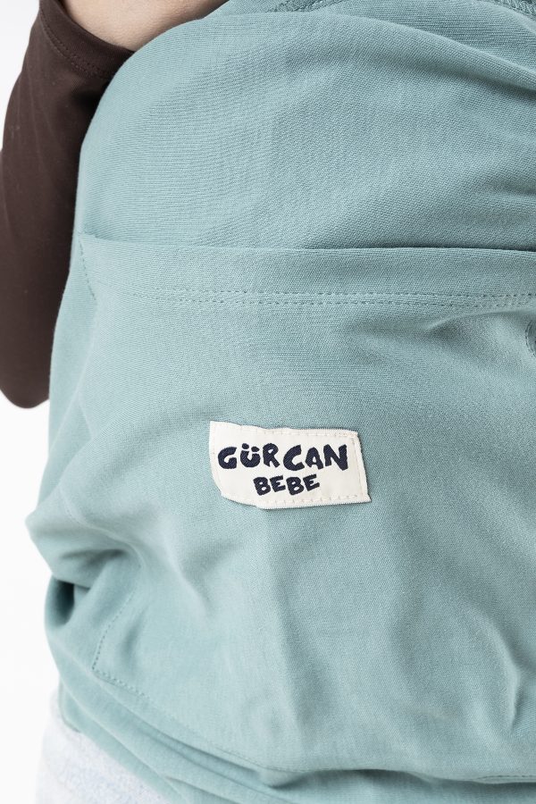 Gürcan Bebe Sling Anakucağı Cepli Bebek Taşıma Şalı – Şapka ve Torba - Görsel 5