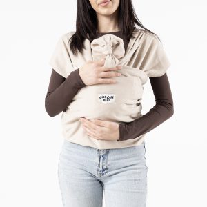 Gürcan Bebe Sling Anakucağı Cepli Bebek Taşıma Şalı – Şapka ve Torba